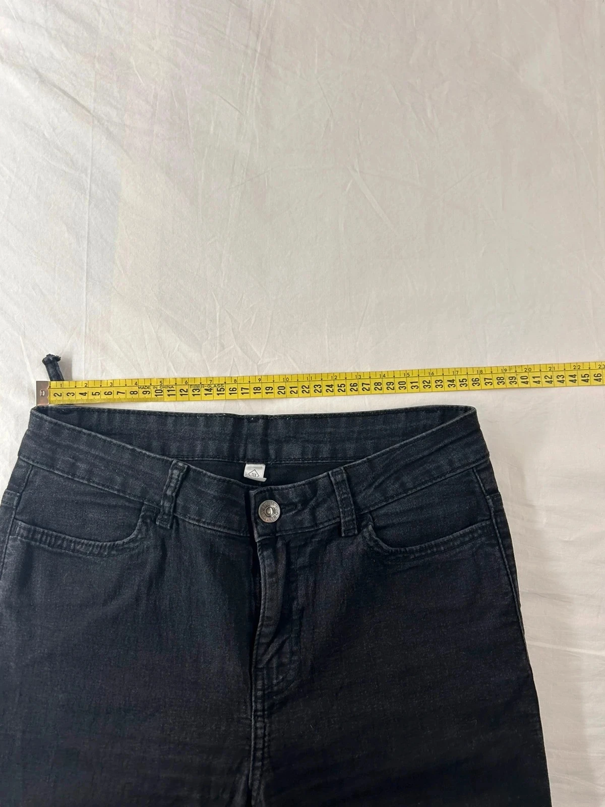 Straight cut black jeans tex – photo 5